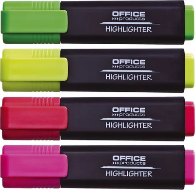 Immagine prodotto di Prodotti per ufficio - Prodotti evidenziatori, set di 4, assortiti