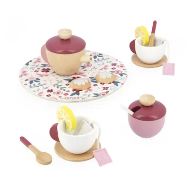 Produktbild von Janod Holz Teeset - Spielküche Set -Holz - ab 2 Jahren