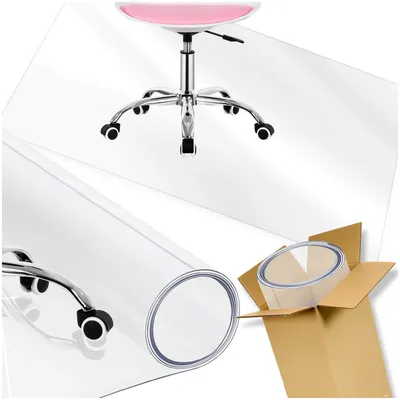 Produktbild von Springos® Schutzmatte für Schreibtisch Tisch Boden Stuhlunterlage 140x100 cm transparent