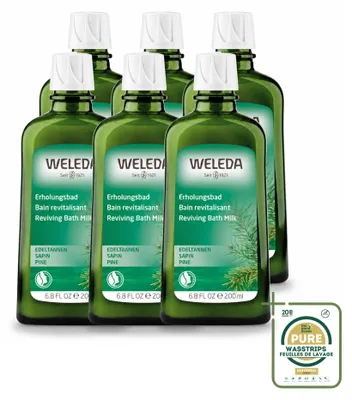 Obrázek produktu pro 6 kusů Weleda Zilverspar, osvěžující koupelová pěna - 200 ml - balení