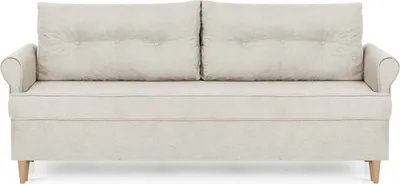 Produktbild von KomfortWelt24 3-Sitzer-Sofa mit Schlaffunktion und Bettkasten - Praktischem Schlafsofa 214x84 cm, Couch ELITE Beige