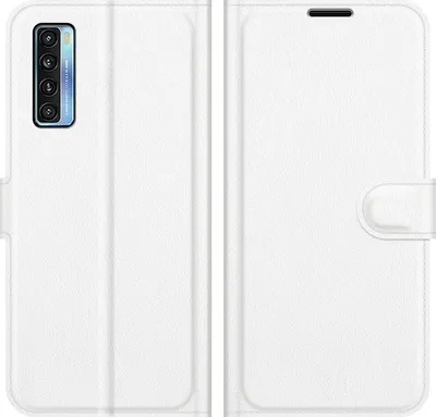 Produktbild von Mobigear Classic  TCL 20 5G Hülle Klapphülle Geldbörse - Weiß