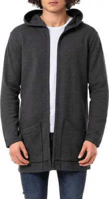 Produktbild von Red Bridge Herren Cardigan Long Cut mit Kapuze