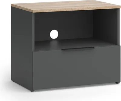 Image de Meuble TV Vicco Wido Anthracite/Sonoma 60x50cm avec tiroir, Model 56261