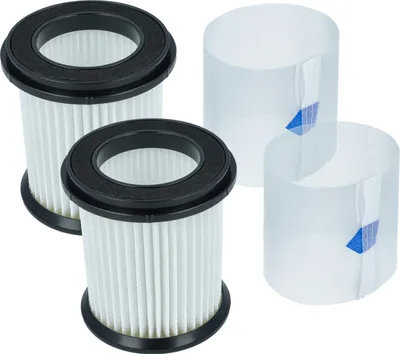 Produktbild von vhbw 2x Staubsaugerfilter Ersatz für INSE 343924, 210410L10 für Staubsauger - HEPA-Filter Schwarz Weiß