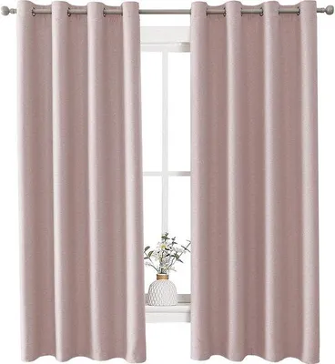 Image de Rideaux isolants thermiques - Isolants - Lot de 2 - 140 cm de large x 240 cm de long - 100 % polyester