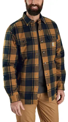 Produktbild von Carhartt Herren Übergangsjacke Flannel Sherpa-Lined, Farbe:carhartt Brown, Größe