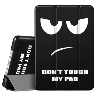 Produktbild von Fintie Hülle Kompatibel mit iPad 10,2" Zoll 2021/2020/2019 (9/8 / 7 Generation), Ultra Schlank Superleicht Ständer Schutzhülle Cover mit Auto Schlaf/Wach Funktion, Don't Touch