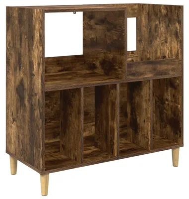 Productafbeelding van Platenspelerstandaard, eikenhout, 82 x 39,5 x 82,5 cm