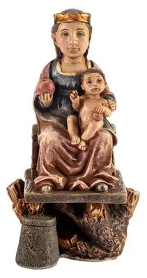 Maagd van Aranzazu Figur, handbemalt, 10 cm