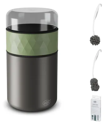 Zdjęcie produktu dla alfi ENDLESS FOOD MUG Thermobecher – Vorteilsset mit Reinigungsbürste CLEAN FIX 30 cm