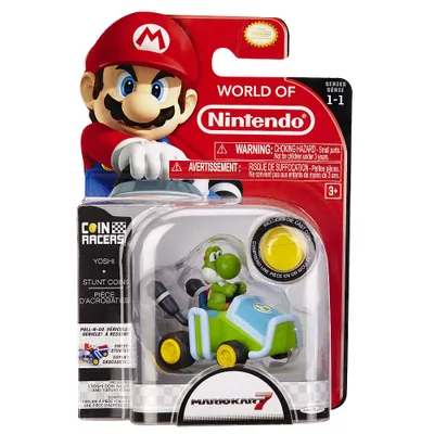 Immagine prodotto di Jakks Pacific Mario Kart 7 Coin Racers Yoshi Pullback TOYNIN024-YOSHI
