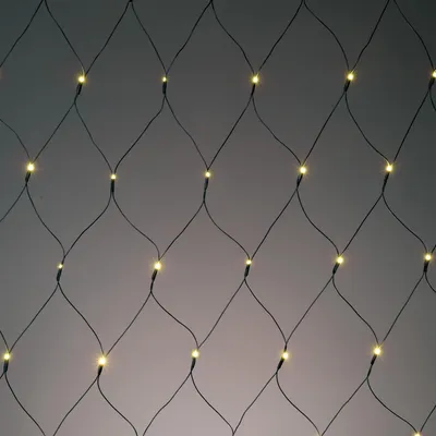 Produktbild von LED Lichtnetz Lichterkette Deko 3x3m Outdoor 208 LED´s IP44 Garten Party Trafo
