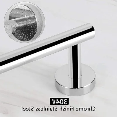 Obrázek produktu pro Držák na ručníky 30 cm - Koupelna - Držáky do kuchyně - 304 nerezová ocel pro montáž na zeď 30 palců (chrom)