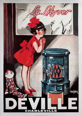 Zdjęcie produktu dla La Silyver – Piec – DEVILLE Charleville – 50 x 70 cm Plakat