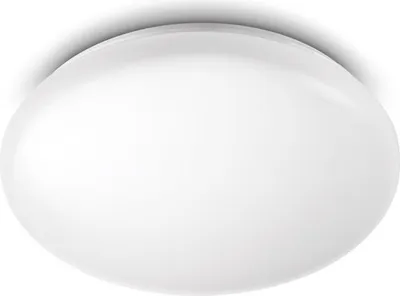 Produktbild von Philips Funktional Moiré Deckenleuchte, 6 W, LED, Nicht austauschbare(s) Leuchtmittel, 4000 K, 640 lm, IP20, Weiß