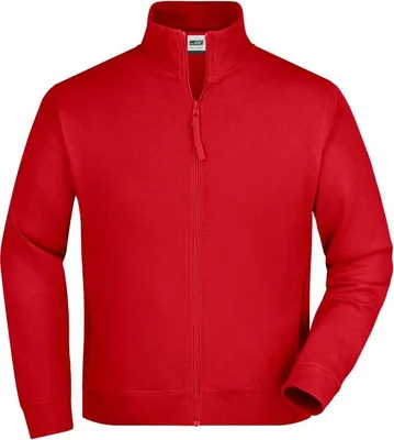 Produktbild von James & Nicholson Sweat Jacket Gr. S, rot