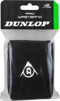 Produktbild von Dunlop Pro Handgelenkband 2 Einheiten Schwarz Herren,Damen, Schwarz One Size