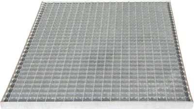 Produktbild von Gitterrostpodeste 30 x 30 mm, feuerverzinkt, rutschhemmend - Länge: 700 mm, Breite: 1000 mm