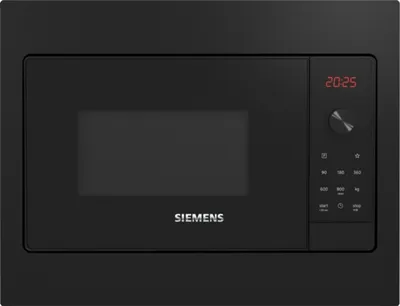 Produktbild von Siemens iQ300 BF523LMB3, Integriert, Solo-Mikrowelle, 20 l, 800 W, Drehregler, Berührung, Schwarz, Edelstahl