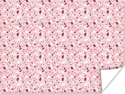 Produktbild von MuchoWow® Poster Muster - Terazzo - Lehm 120x90 cm - Wandbild