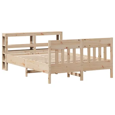 Produktbild von vidaXL Massivholzbett ohne Matratze 120x200 cm Kiefernholz