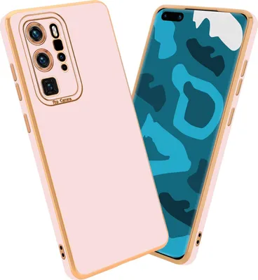Image de Cadorabo Housse pour Huawei P40 PRO / P40 PRO+ Housse de protection rose Etui Housse de portable Cover Case TPU protection caméra