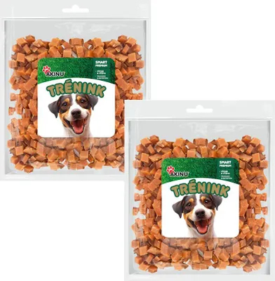 Obrázek produktu pro Akinu Trénink Kachní kostky pamlsek pro psy 2 x 400 g