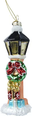 Produktbild von Christbaumschmuck Glas Festliche Laterne 14cm Weihnachtskugeln