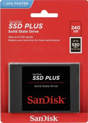 Obrázok produktu pre SanDisk SSD Plus 240 GB čítanie 530 MB/s SDSSDA-240G-G26