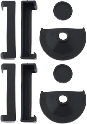 Immagine prodotto di Set di 2 elementi Visen, cuscinetti in gomma antiscivolo, 80 mm