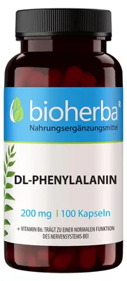 Produktbild von Bioherba DL-Phenylalanin 200 mg 100 Kapseln