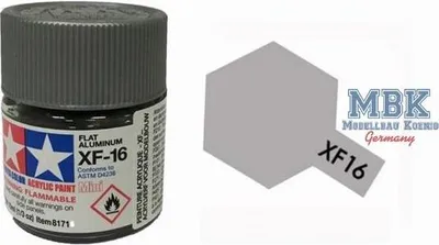 Produktbild von TAMIYA XF16 XF16 Flat Aluminium 23ml