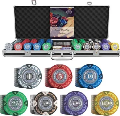 Zdjęcie produktu dla Zestaw do pokera – zestaw do pokera – zestaw pokerowy – walizka pokerowa – żetony pokerowe – walizka pokerowa – żetony pokerowe