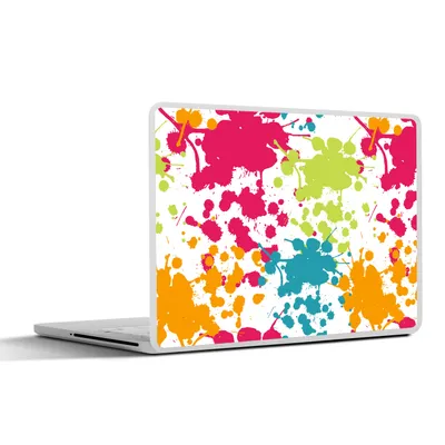 Produktbild von MuchoWow® Laptop Aufkleber Sticker Cover Muster - Farbe - Regenbogen 31x22.5 cm - Laptop-Deko - Coole Schulsachen für Teenager