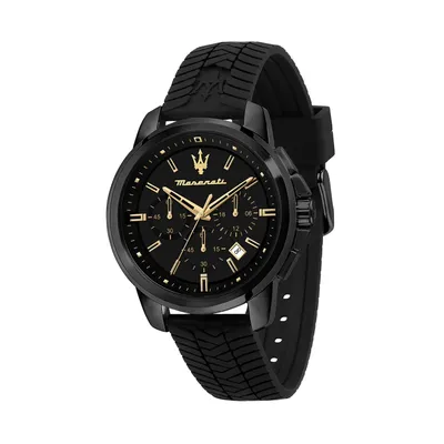 Image de Maserati montre en acier inoxydable chronographe SUCCESSO hommes noir D2UMAR8871621011