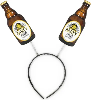 Produktbild von Haarreif Happy Wabbles Stubbi Bier Bierflaschen Karneval Fasching Party Cosplay