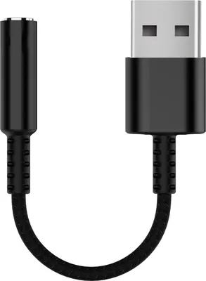 Obrázek produktu pro Equip 147945, 3.5mm, Samice, USB Typ-A, Samec, 0,15 m, Černá