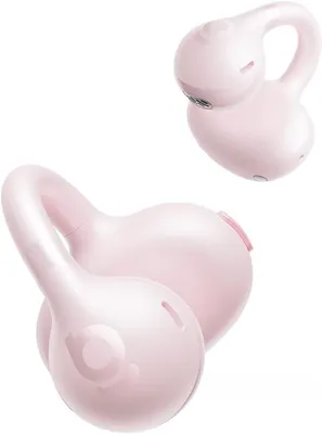 Open-Ear Ohrclip Kopfhörer mit Superbass, 12-mm Treiber, KI-Mikrofonen, BT 6.0,IP55 Schutz, 38h Akku,leichtem Komfortdesign & präziser Tastensteuerung