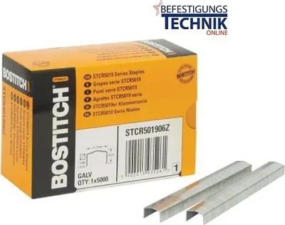 Obrázok produktu pre Bostitch STCR501908Z 8 mm sponky pre sponkovačku PC8000 T6 Hammer H30-8 PC2K P6C 5M KL-65