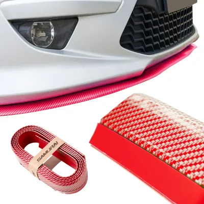 Obrázek produktu pro KIK Samolepící páska 5D Karbon 5 cm x 2.5 m červená