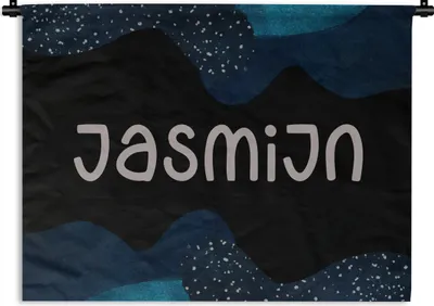 Produktbild von MuchoWow® Wandteppich Wandbehang Jasmin - Pastell - Mädchen 150x112 cm Tapisserie Dekoration Wandtuch - Wanddecke - Wandteppiche