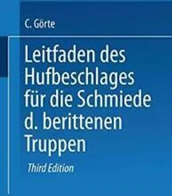Obrázek produktu pro Leitfaden des Hufbeschlages für die Schmiede der berittenen Truppen
