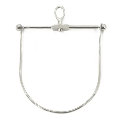 Produktbild von Taschenbügel 17,5cm breit versilbert Abverkauf