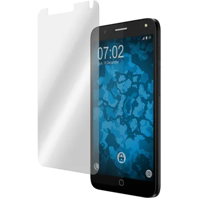 Produktbild von 4er-Pack PhoneNatic Displayschutzfolien klar  kompatibel mit Alcatel POP 4