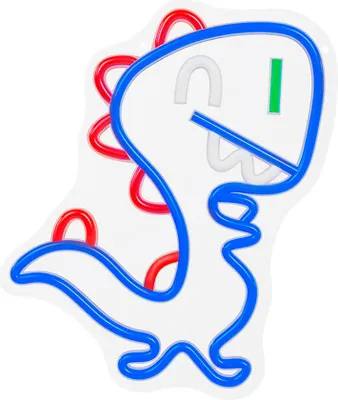 Zdjęcie produktu dla Neon LED Forever Light Jurassic Baby Dino niebieski FLNJ01
