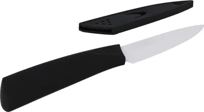 Produktbild von Keramikmesser EUROHOME 20 cm Universalmesser mit Keramikklinge und Klingenschutz - schnittstarkes Küchen-& Schneidemesser