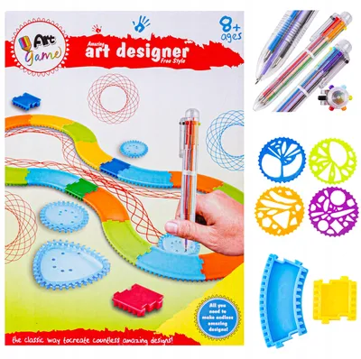 Produktbild von DK Spirograph Zeichenset mit Bauklötzen und Stift