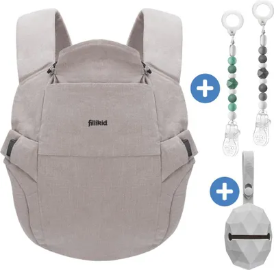 Produktbild von Fillikid Babytrage Natural ab 3,5 -20 kg für Bauch-,