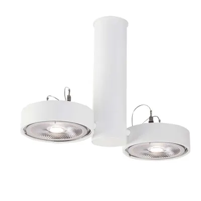 Obrázek produktu pro Stropní svítidlo NATORI, bílé, 2xGU10x18W, kov, rozměry: 26,5 x 32 x 12 cm, IP20, Shilo